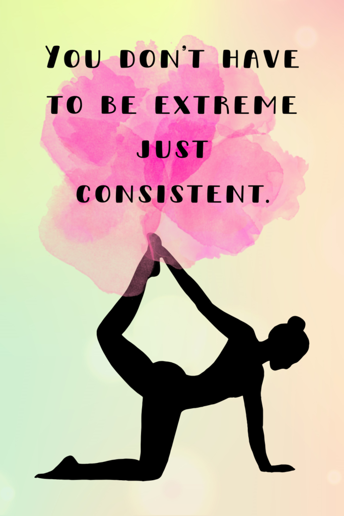 Progress comes from showing up, no matter how small the steps.