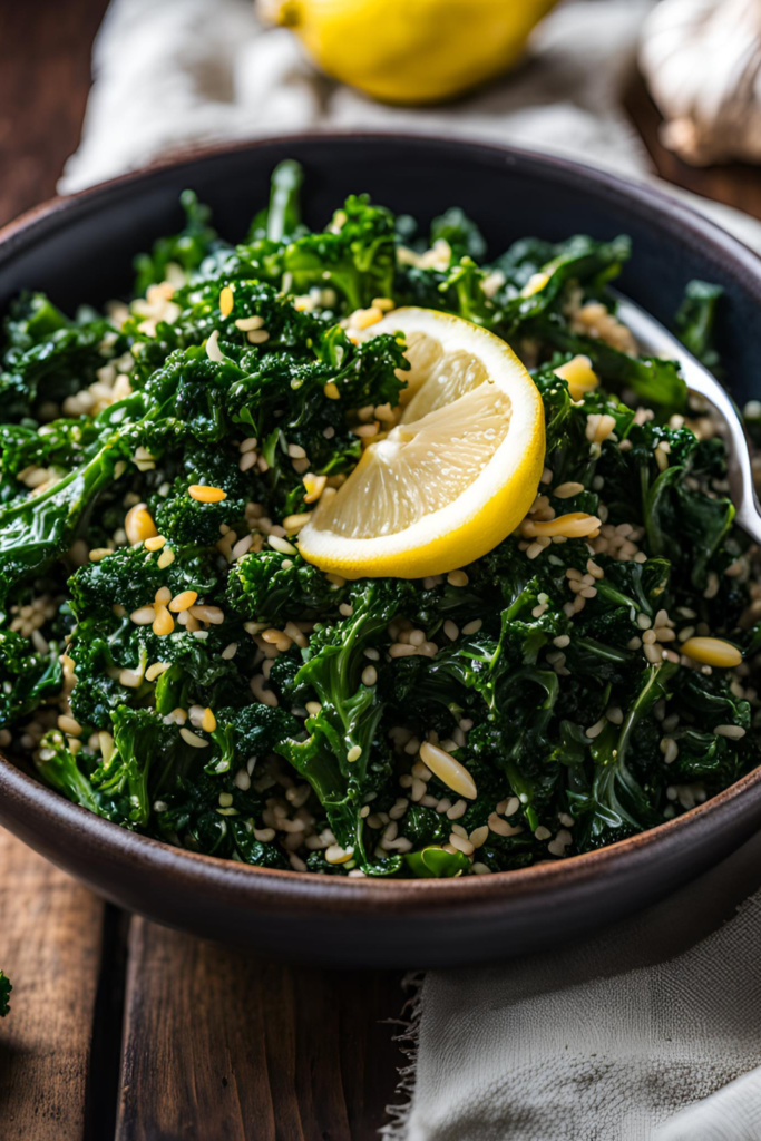 Garlic and Lemon Sautéed Kale